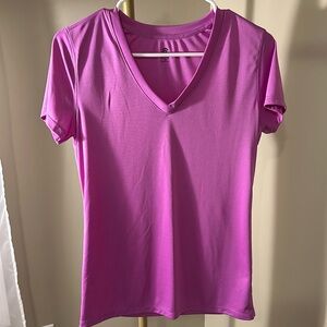 Champion workout/sports T-shirt. Pinks/purple color. Size M. Like new.